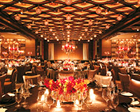 The MGM MACAU is a favourite Macao wedding hotel pick too with an intimate grand ballroom
