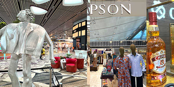 Best price for duty-free Johnnie Walker Black and Miss Dior Blooming Bouquet