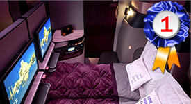 Qatar Business Class ranked Best in the World in 2026 by Smart Travel Asia readers