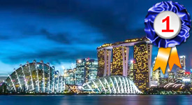 Singapore, voted Best Asian City for Meetings and Business in 2024